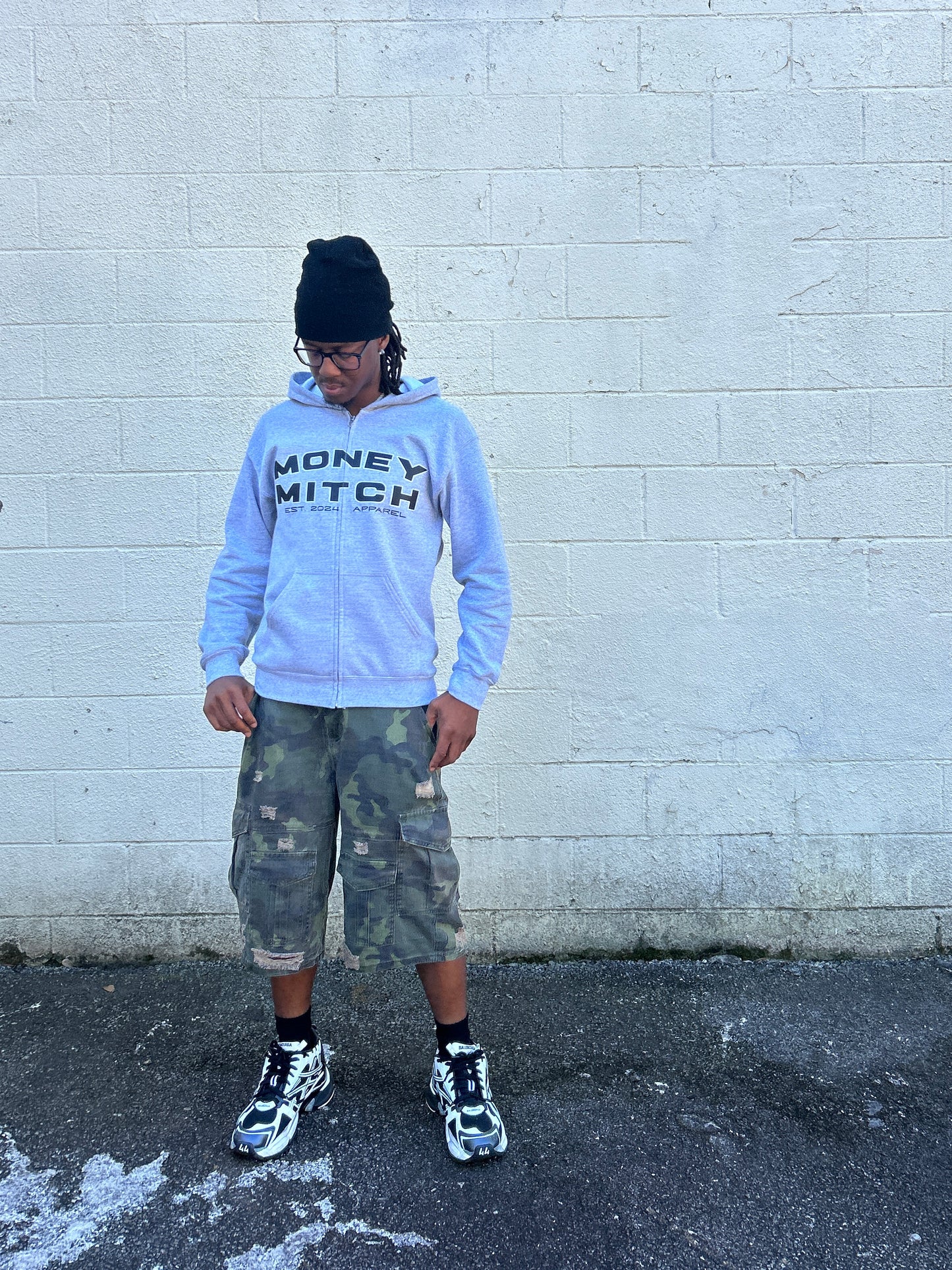 Double M Zip Up